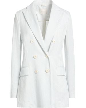 Circolo 1901 Blazer Cotton, Linen, Polyamide - White