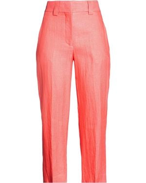 Brian Dales Coral Trousers Linen, Polyamide - Red