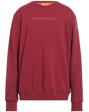Suns Boards Burgundy Sweatshirt Cotton, Polyester - Red