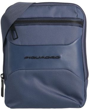 Piquadro Cross-Body Bag Cow Leather, Eva (Ethylene - Blue