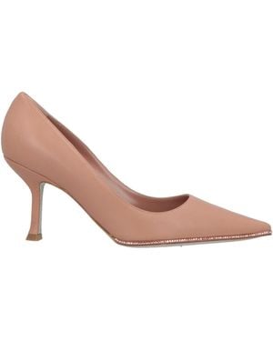 Rene Caovilla Blush Court Shoes Lambskin - Pink
