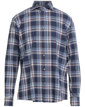 Daniele Alessandrini Shirt Cotton, Elastane - Blue