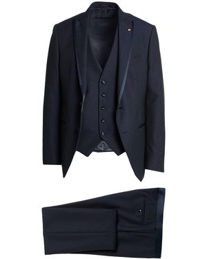 Sartoria Latorre Midnight Suit Cotton, Polyester - Blue
