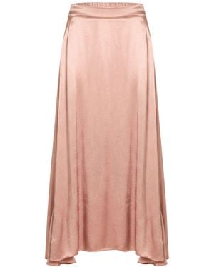 Dixie Midi Skirt Viscose - Pink
