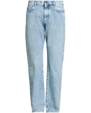 Versace Pantalon En Jean - Bleu