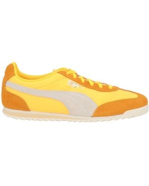 PUMA Arizona Nylon Sneakers Cowhide, Textile Fibers - Yellow