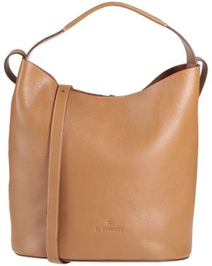 Il Bisonte Camel Cross-Body Bag Leather - Brown