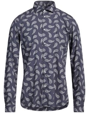 Manuel Ritz Shirt Cotton - Blue