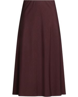 Brunello Cucinelli Chocolate Midi Skirt Virgin Wool, Viscose, Elastane - Purple