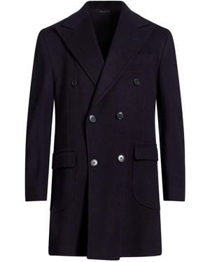 Brian Dales Coat Wool, Polyamide - Blue