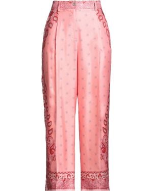 Etro Trousers Silk - Pink