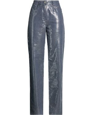 MVP WARDROBE Slate Trousers Cotton, Polyester - Blue
