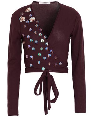 Maliparmi Wrap Cardigans - Red