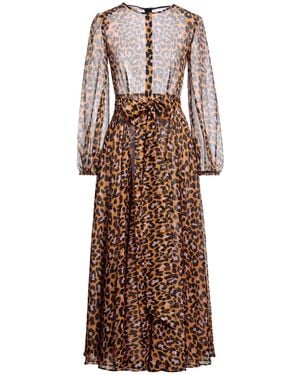 GIADA CURTI RESORT Maxi Dress Polyester - Brown