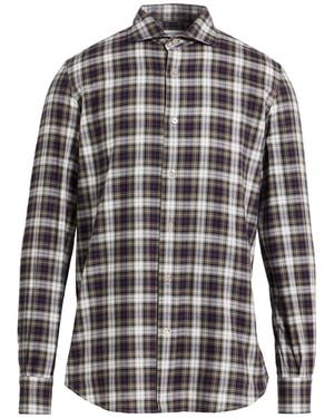 Mazzarelli Shirt Cotton - Gray
