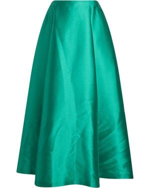 Alberta Ferretti Maxi Skirt Polyester, Silk - Green