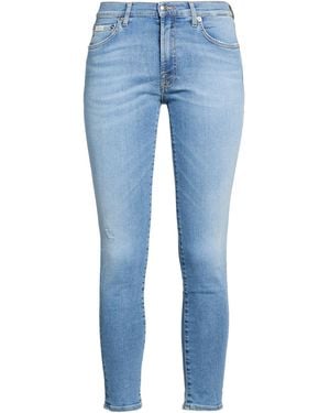 People Jeans Cotton, Elastomultiester, Elastane - Blue