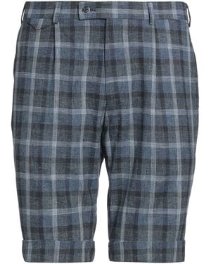 ABSEITS Shorts & Bermuda Shorts Virgin Wool, Cotton, Linen, Elastane - Blue