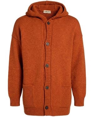 Irish Crone Strickjacke - Orange