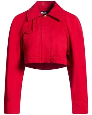 Jacquemus Denim Outerwear Organic Cotton - Red
