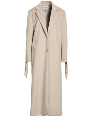 Please Coat Polyester, Viscose, Elastane - Natural