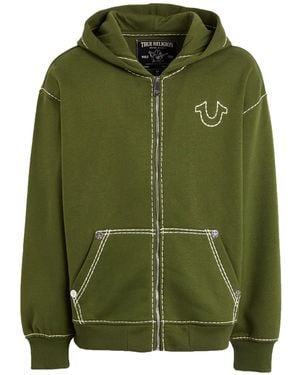 TRUE RELIGION Sweatshirts - Green