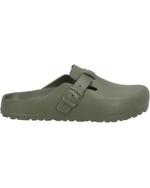 Birkenstock EVA Buckle Mules Clogs - Green