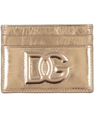 Dolce & Gabbana Cardholder Calfskin - Natural