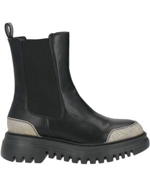 Tosca Blu Ankle Boots Leather, Textile Fibres - Black