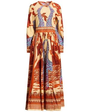 CONNOR & BLAKE Maxi Dress Cotton - Orange