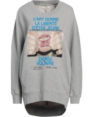 Zadig & Voltaire Sweatshirt Organic Cotton - Grey