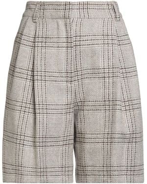 Kiton Light Shorts & Bermuda Shorts Virgin Wool, Alpaca Wool, Polyamide, Cashmere - Gray