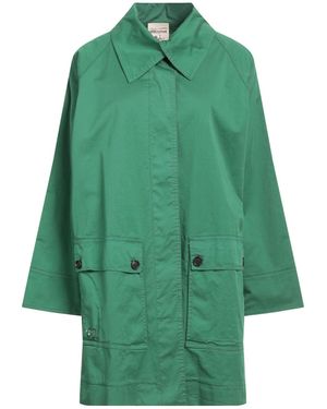 Semicouture Overcoat & Trench Coat - Green