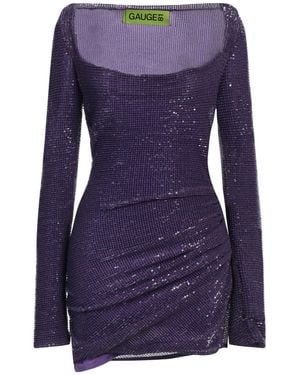 GAUGE81 Mini Dress Polyester - Purple