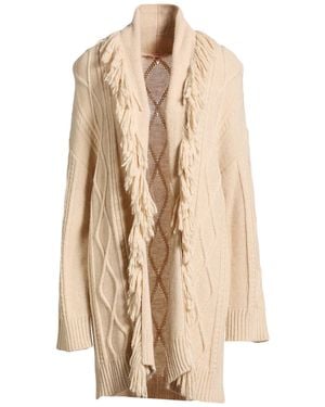 Kontatto Cream Cardigan Acrylic, Wool, Viscose, Alpaca Wool - Natural