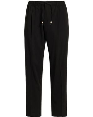 Daniele Alessandrini Pants Polyester, Viscose, Wool, Elastane - Black