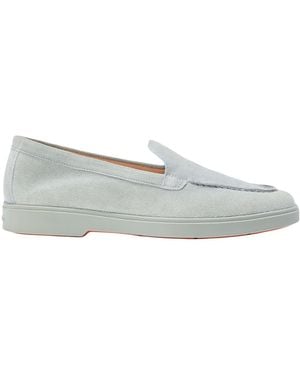 Santoni Light Loafers Leather - Gray