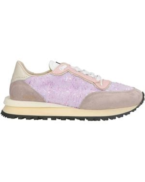 HIDNANDER Lilac Sneakers Textile Fibers, Leather - Pink