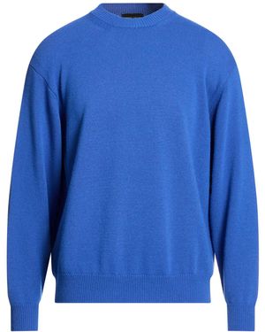 Roberto Collina Bright Jumper Wool, Cashmere - Blue