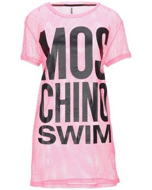 Moschino Fuchsia T-Shirt Polyamide, Polyester - Pink