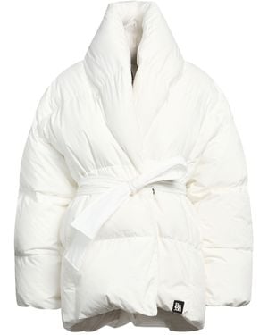 Bacon Puffer Polyester - White
