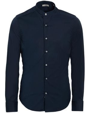 Ghirardelli Shirt Cotton, Elastane - Blue