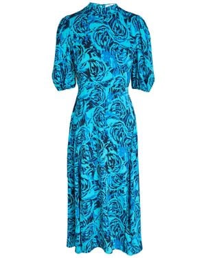 Diane von Furstenberg Midi Dress - Blue