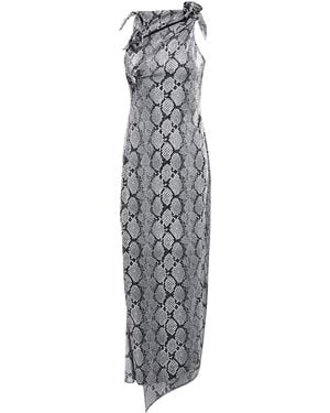 Coperni Maxi Dress Polyamide, Polyester - White