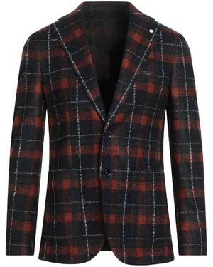 L.B.M. 1911 Rust Blazer Acrylic, Virgin Wool, Polyester - Black