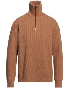 120% Lino Turtleneck - Brown