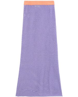 Akep Midi Skirt - Purple