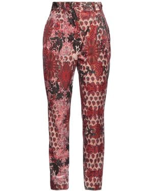 Gaelle Paris Pants Polyester, Elastane - Red