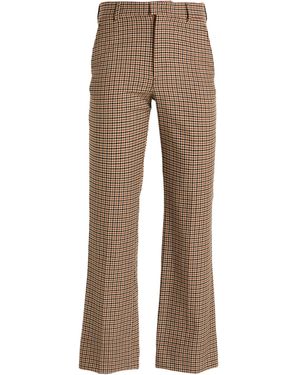 Valentino Garavani Pants Cotton, Virgin Wool - Natural