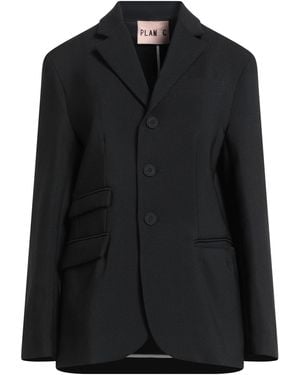 Plan C Blazer Polyester - Black